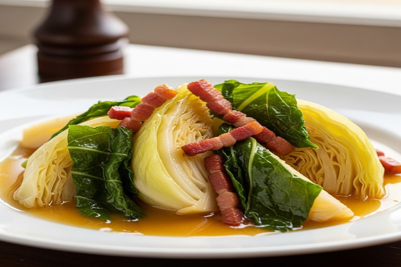 Chou Braisé aux Lardons