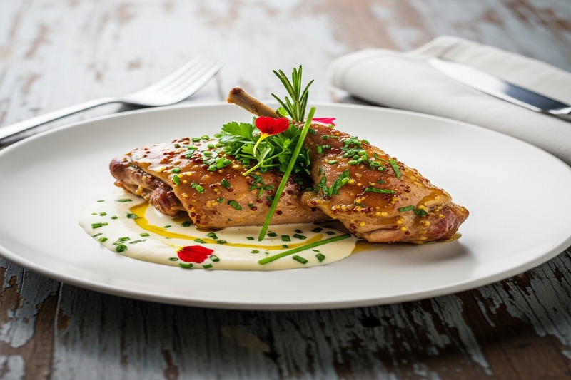 Lapin à la Moutarde en Cocotte