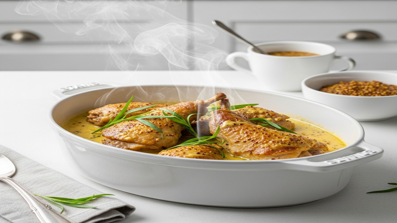 Lapin à la Moutarde en Cocotte