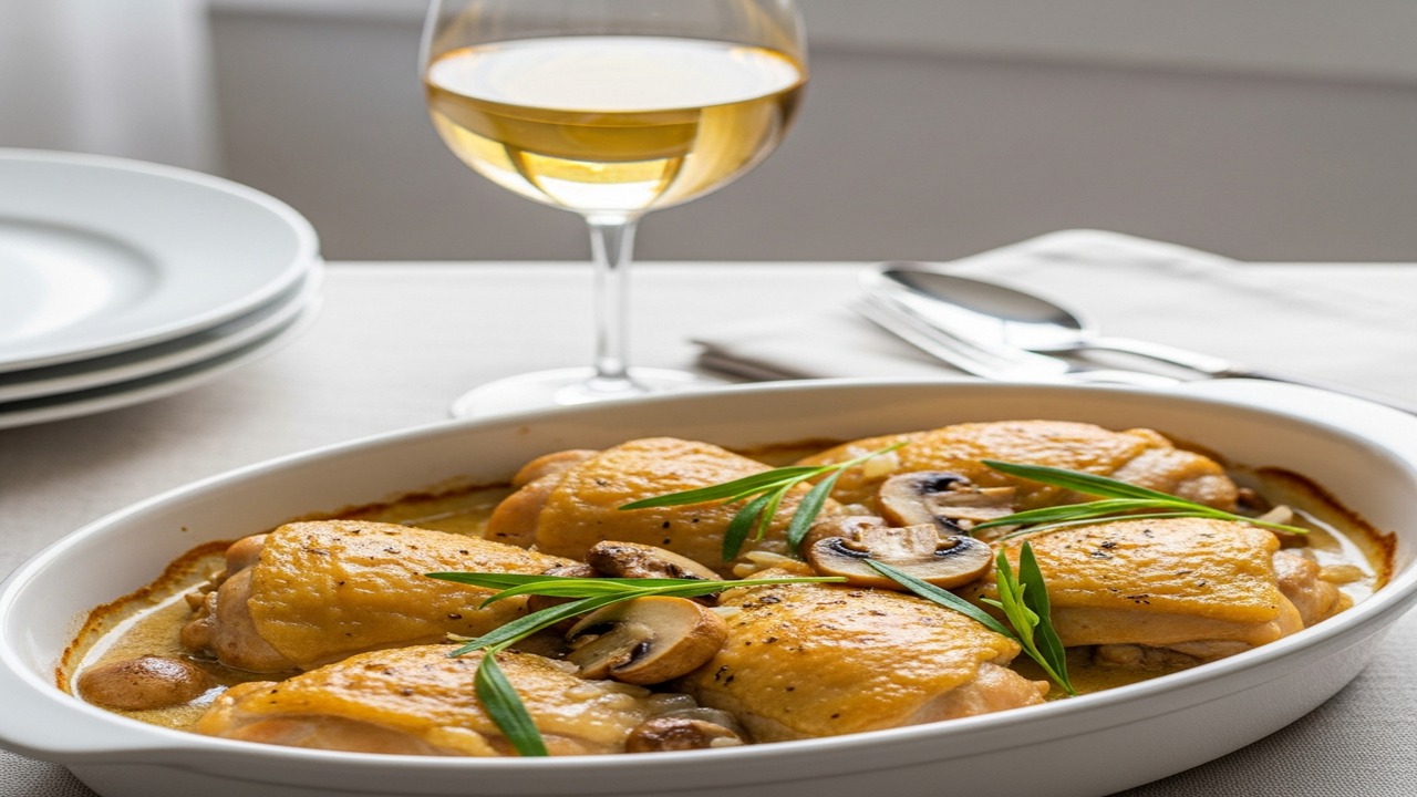 Poulet au Riesling