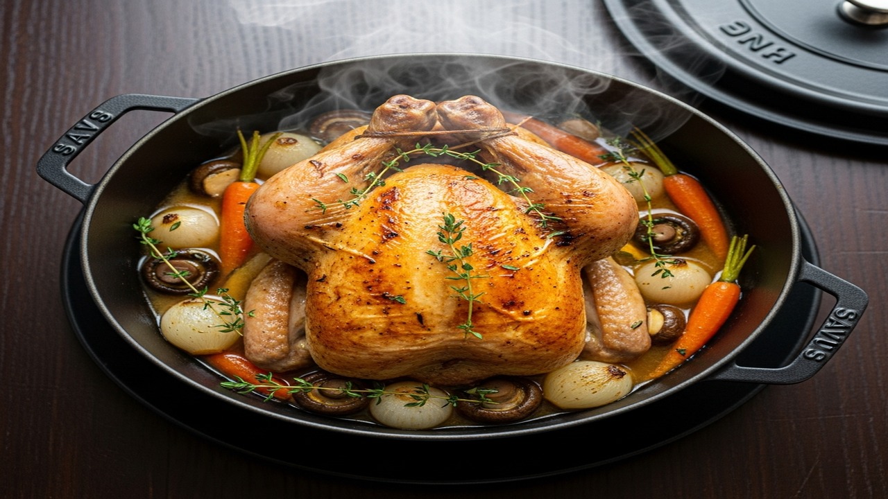Poulet en Cocotte à la Grand-Mère