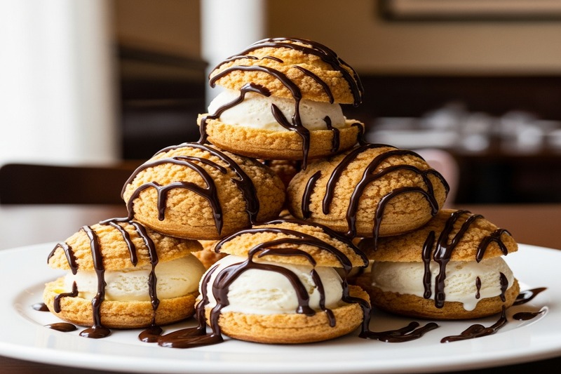Profiteroles au Chocolat