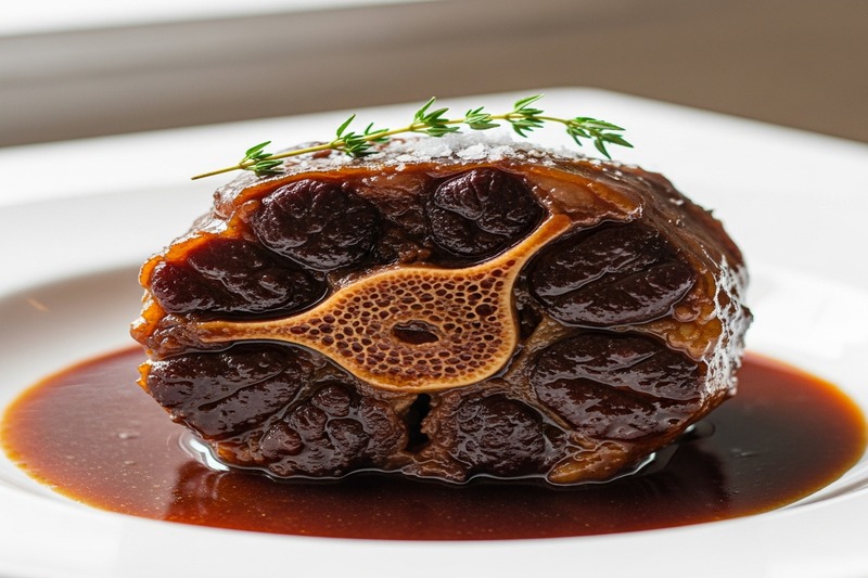 Queue de Bœuf Braisée au Vin Rouge