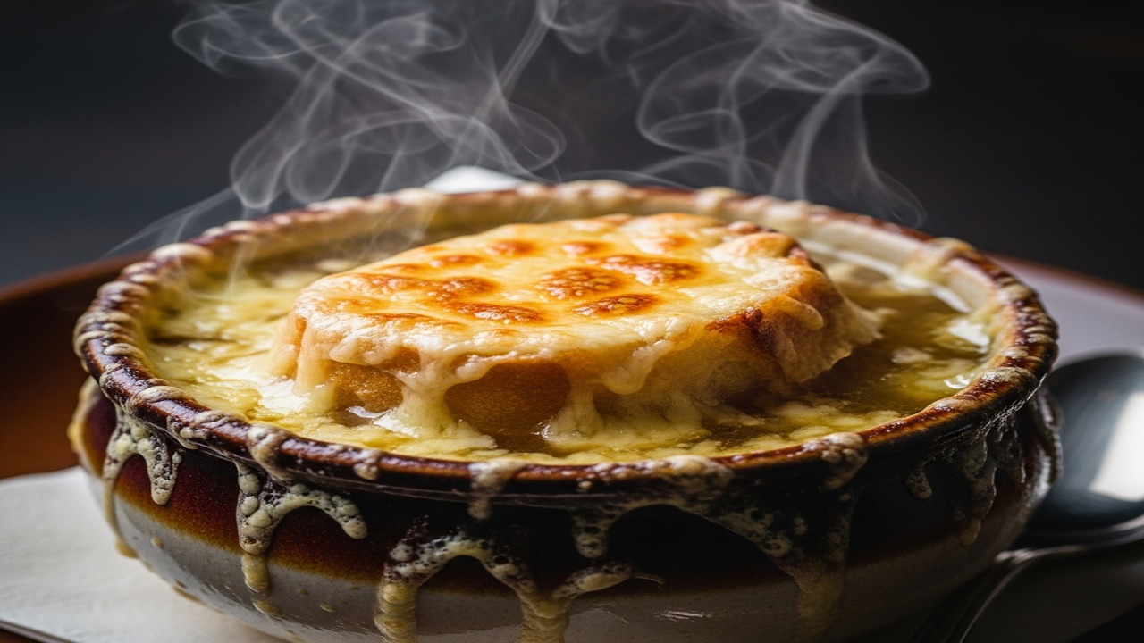 Soupe à l'Oignon Gratinée