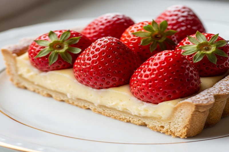 Tarte aux Fraises à la Crème Pâtissière