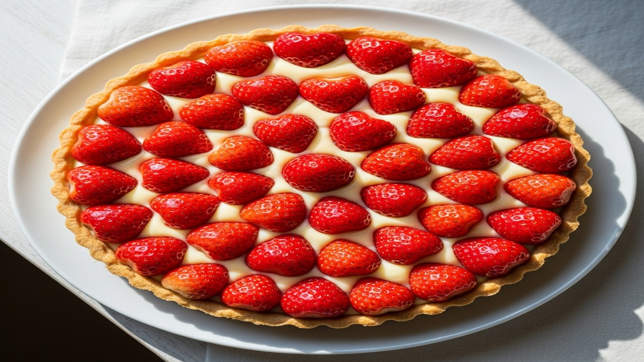 Tarte aux Fraises à la Crème Pâtissière