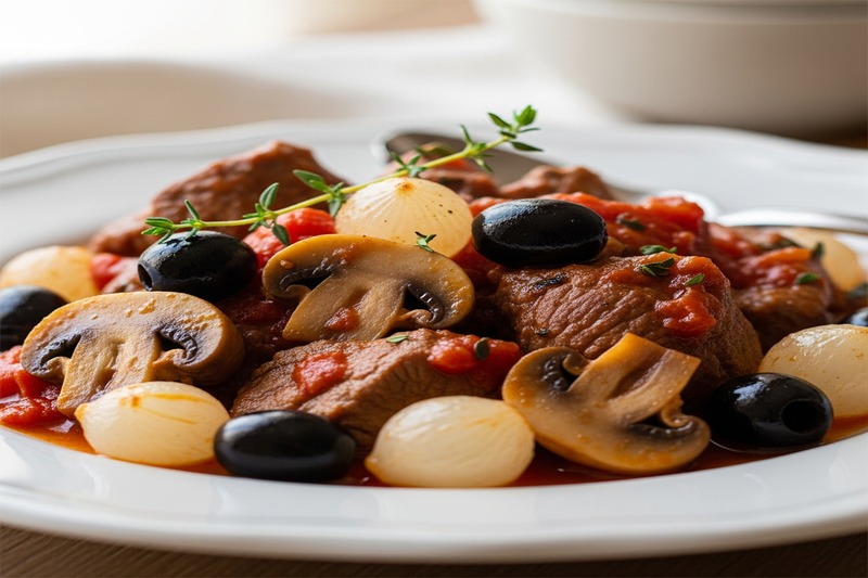 Veau Marengo en Cocotte