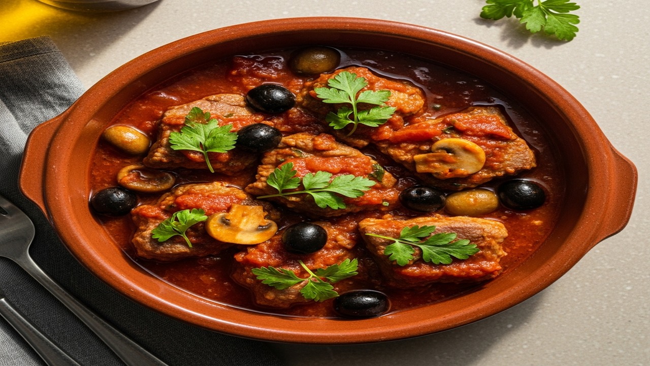 Veau Marengo en Cocotte